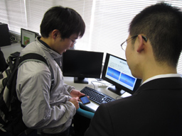 実装されたipodアプリの説明風景授